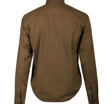 Piped Shirt In Olive