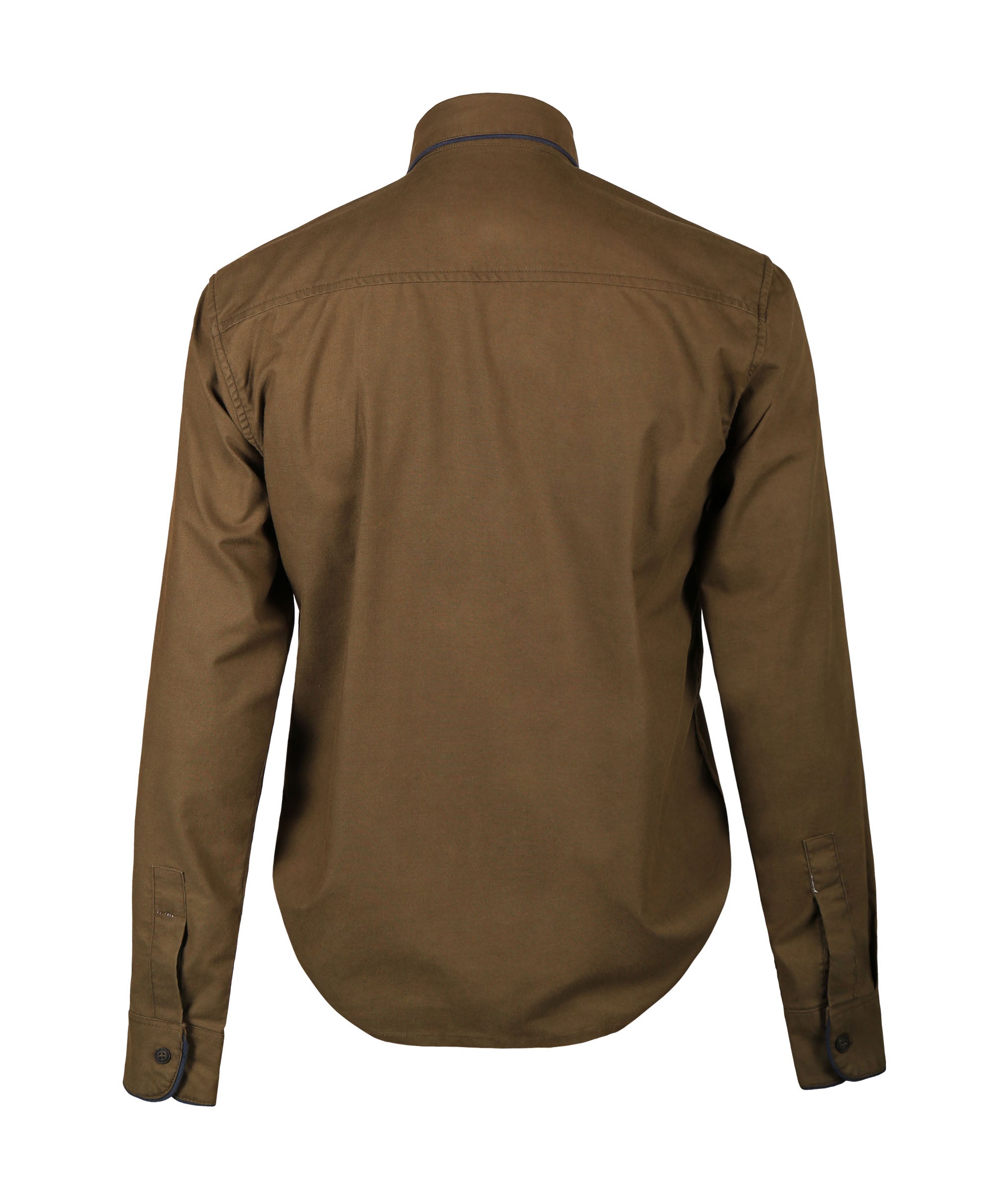 Piped Shirt In Olive