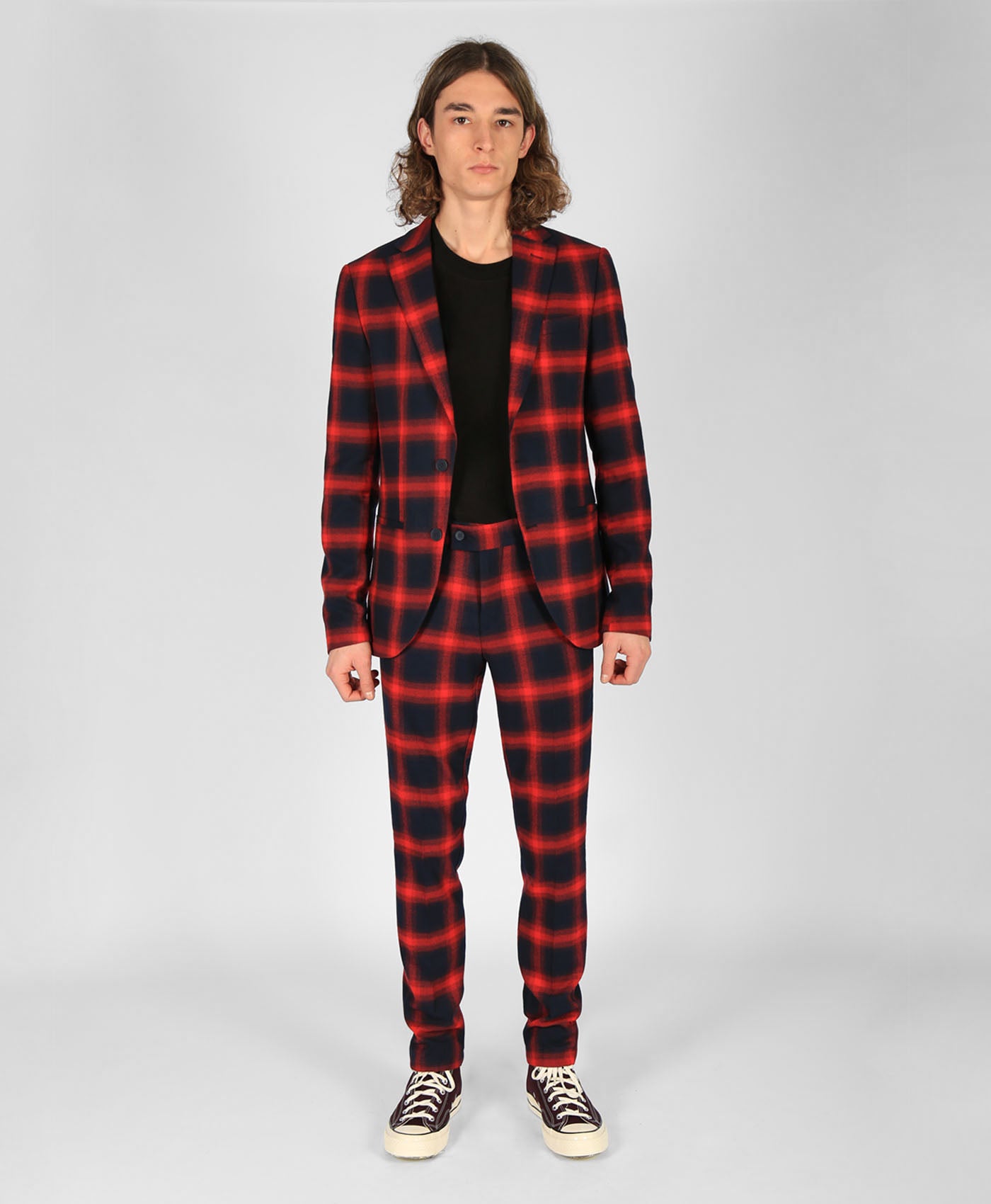 Buffalo Check Super Skinny Trousers