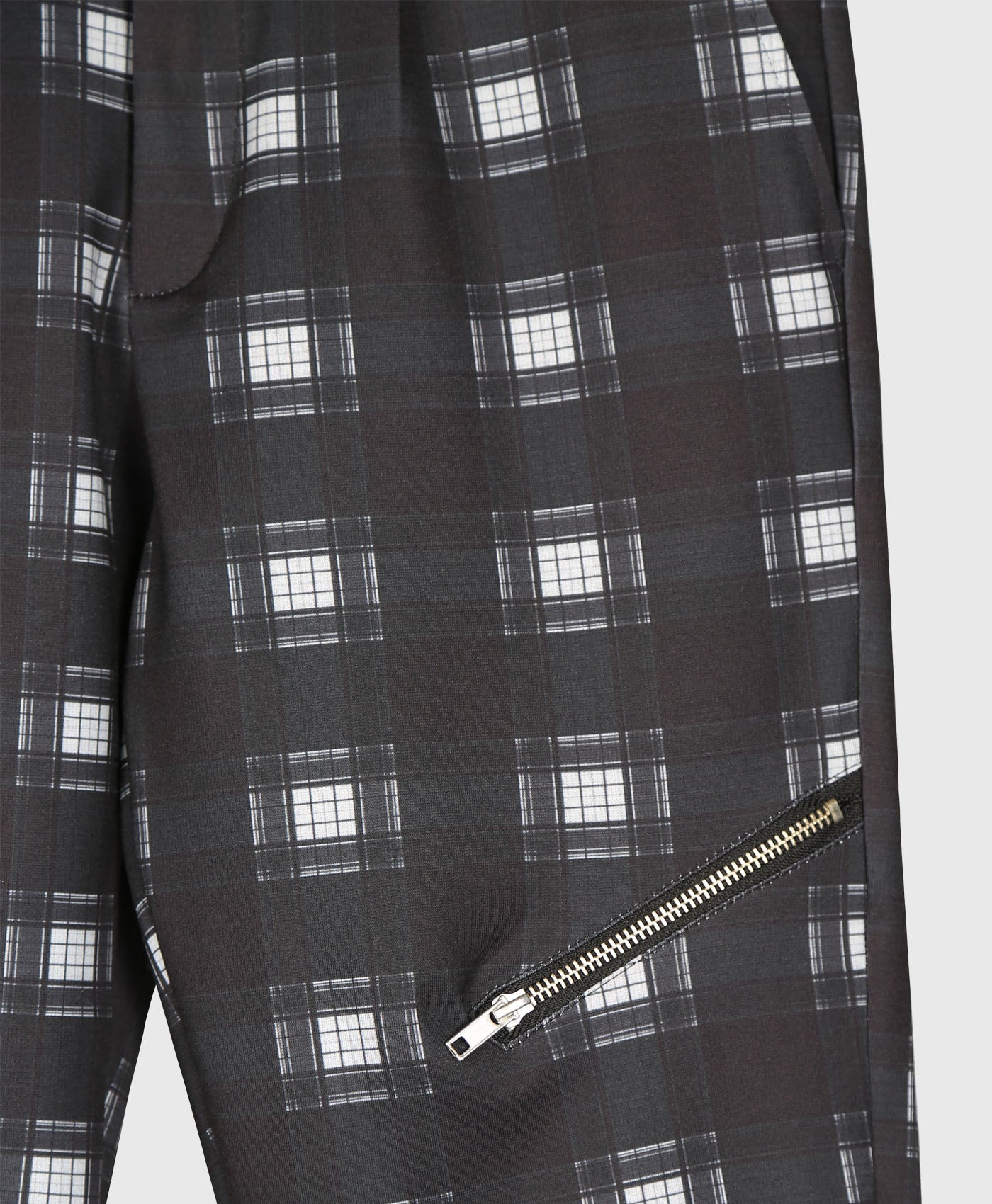 Tapered Fit Check Trousers