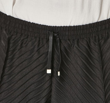 Artemis Chevron Trousers in Black