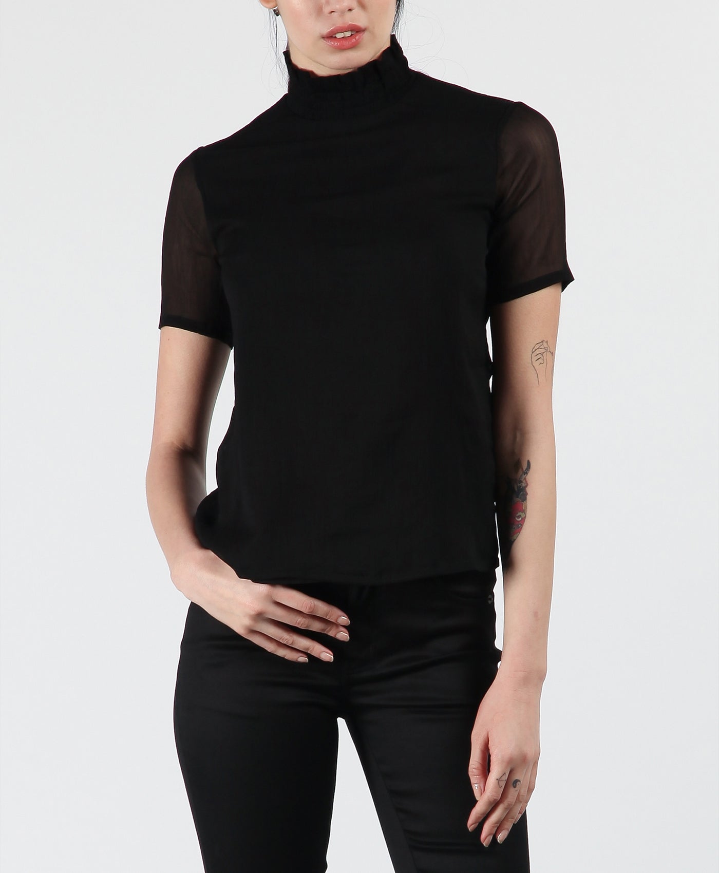 Stand Collar Top