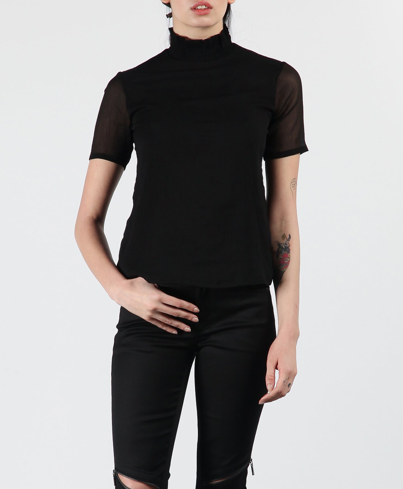 Stand Collar Top