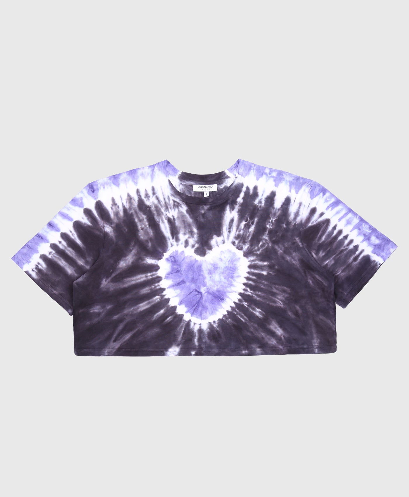 Cropped T-shirt In Tie Dye