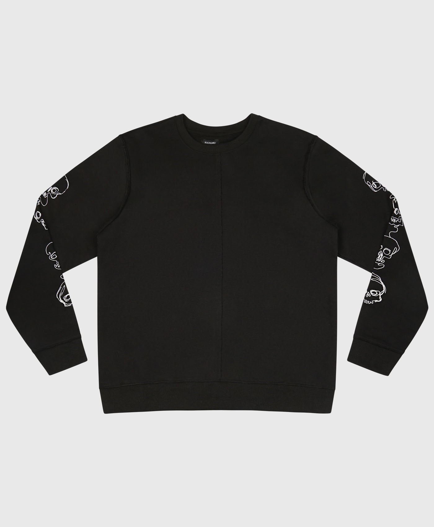 Doodle Skull Sleeve Sweat