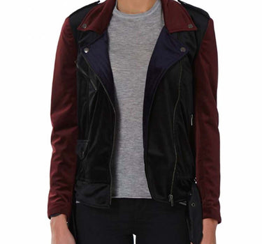Vortex Velvet Biker Jacket