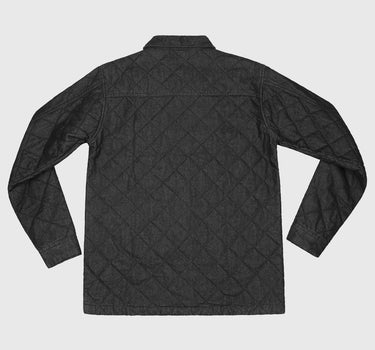 Button Up Shirt In Wash Black Denim