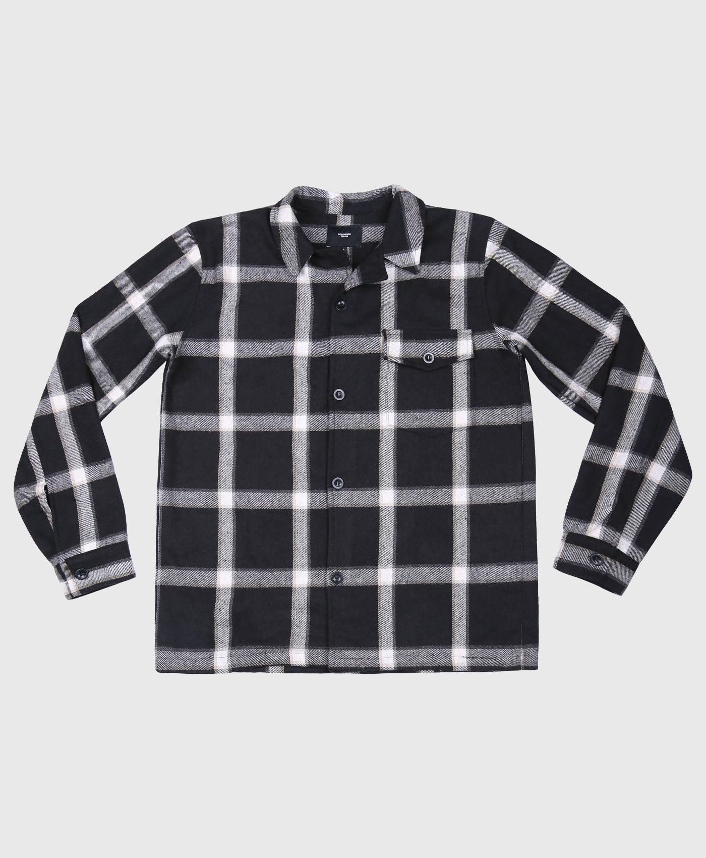 Shirt In Black And White Check
