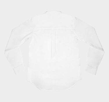 Slim Fit Grandad Shirt in White