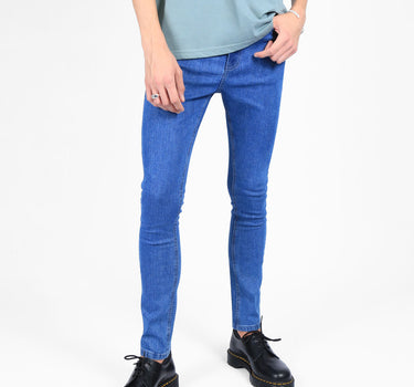 Super Skinny Jeans In Mid Blue