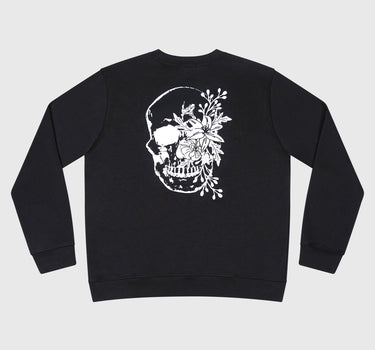 Skull Garden Sweatshirt With Long Sleeve