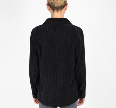 Worker Cord Shirt In Black
