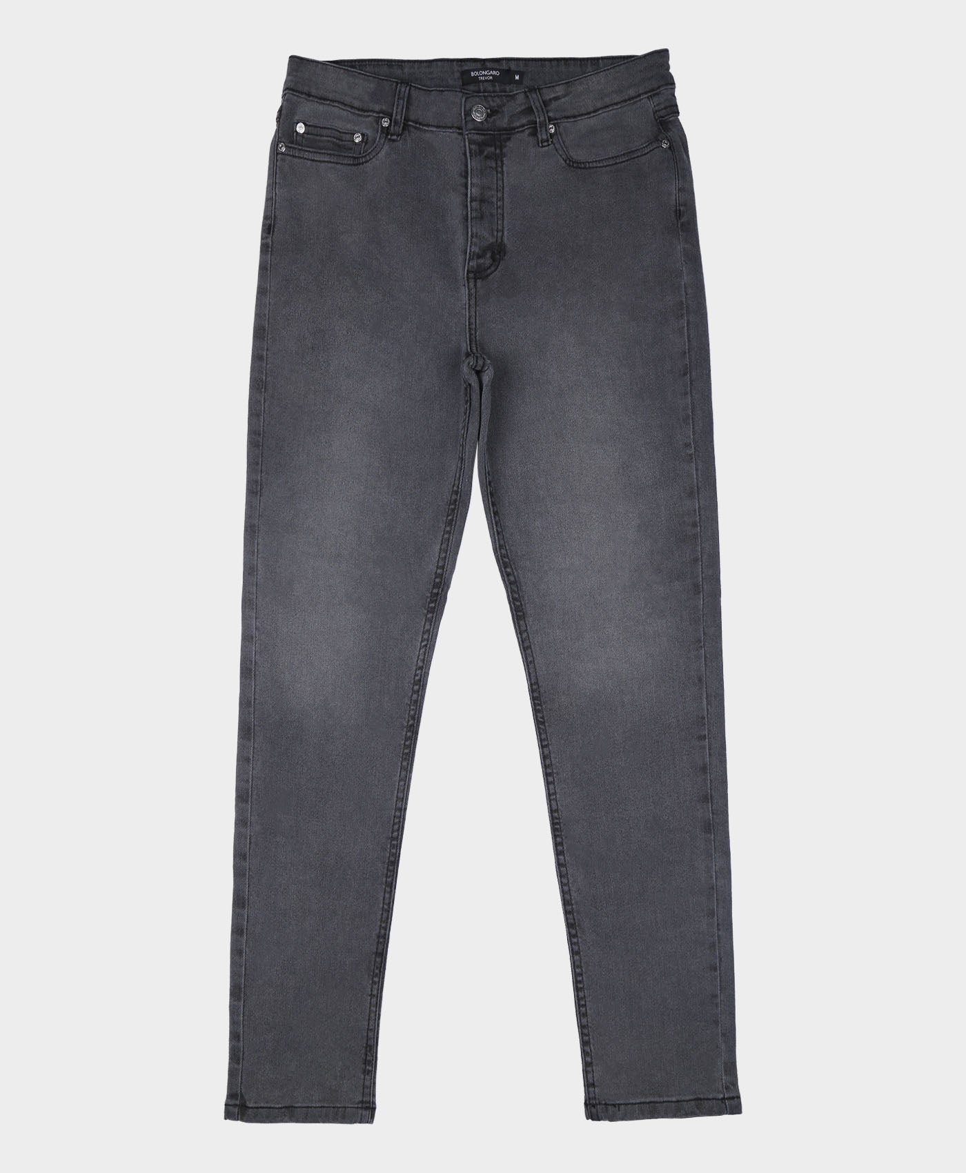 Skinny Fit Washed Black Jeans