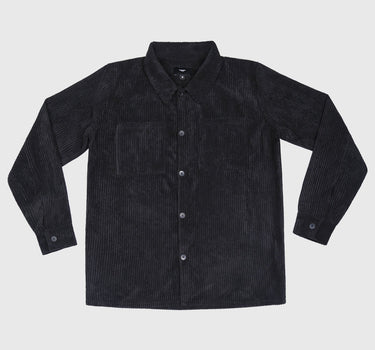 Worker Cord Shirt In Black