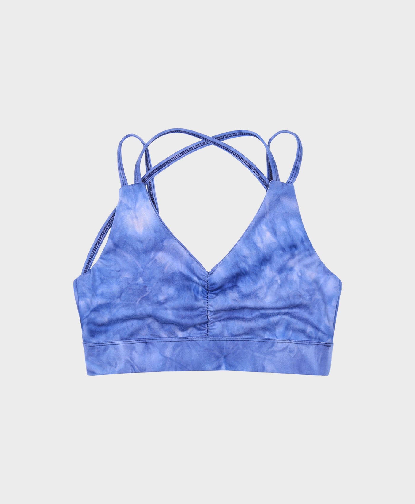 Gathered Front Strappy Back Bralette