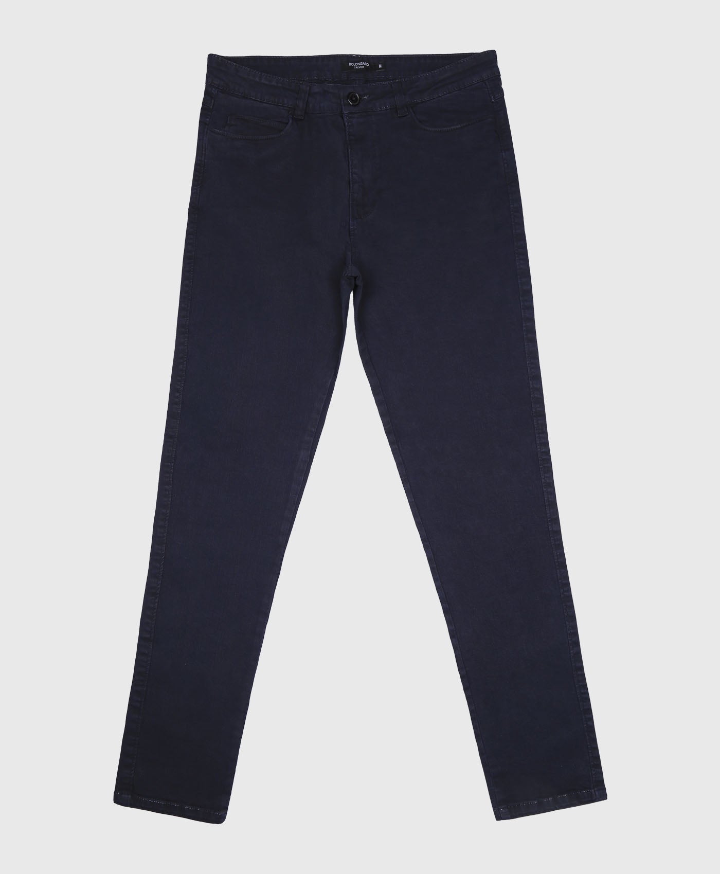 Skinny Fit Chinos In Navy