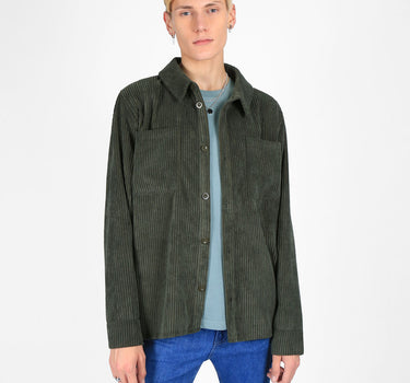 Worker Cord Shirt In Khaki