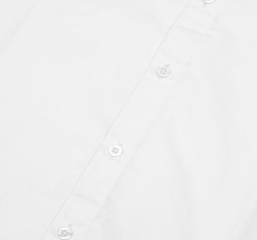Slim Fit Grandad Shirt in White