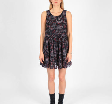Mystic Paisley Smock Dress