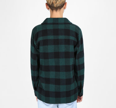Patchwork Checked Overshirt