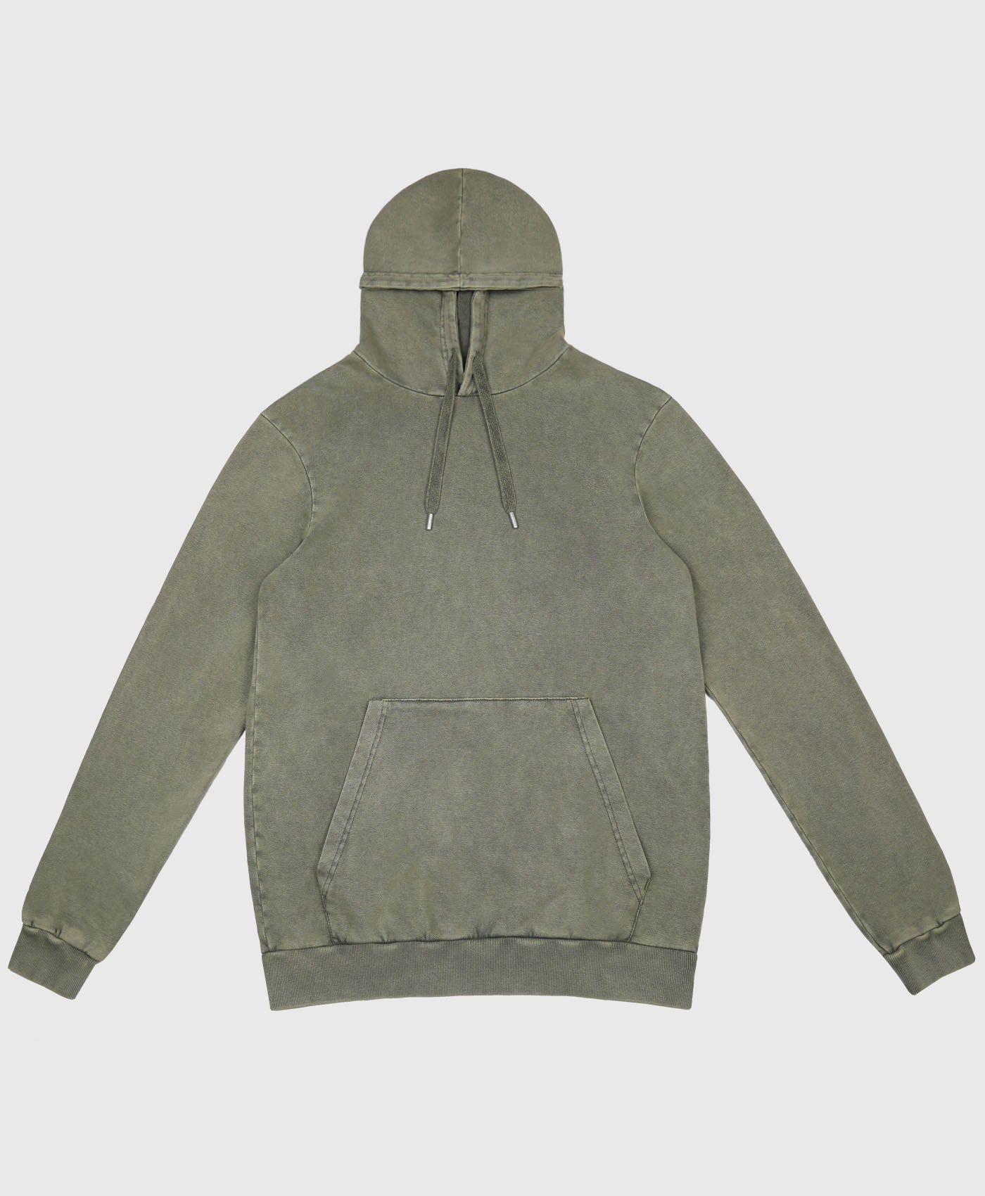 Rasmus Acid Wash Hoodie In Khaki