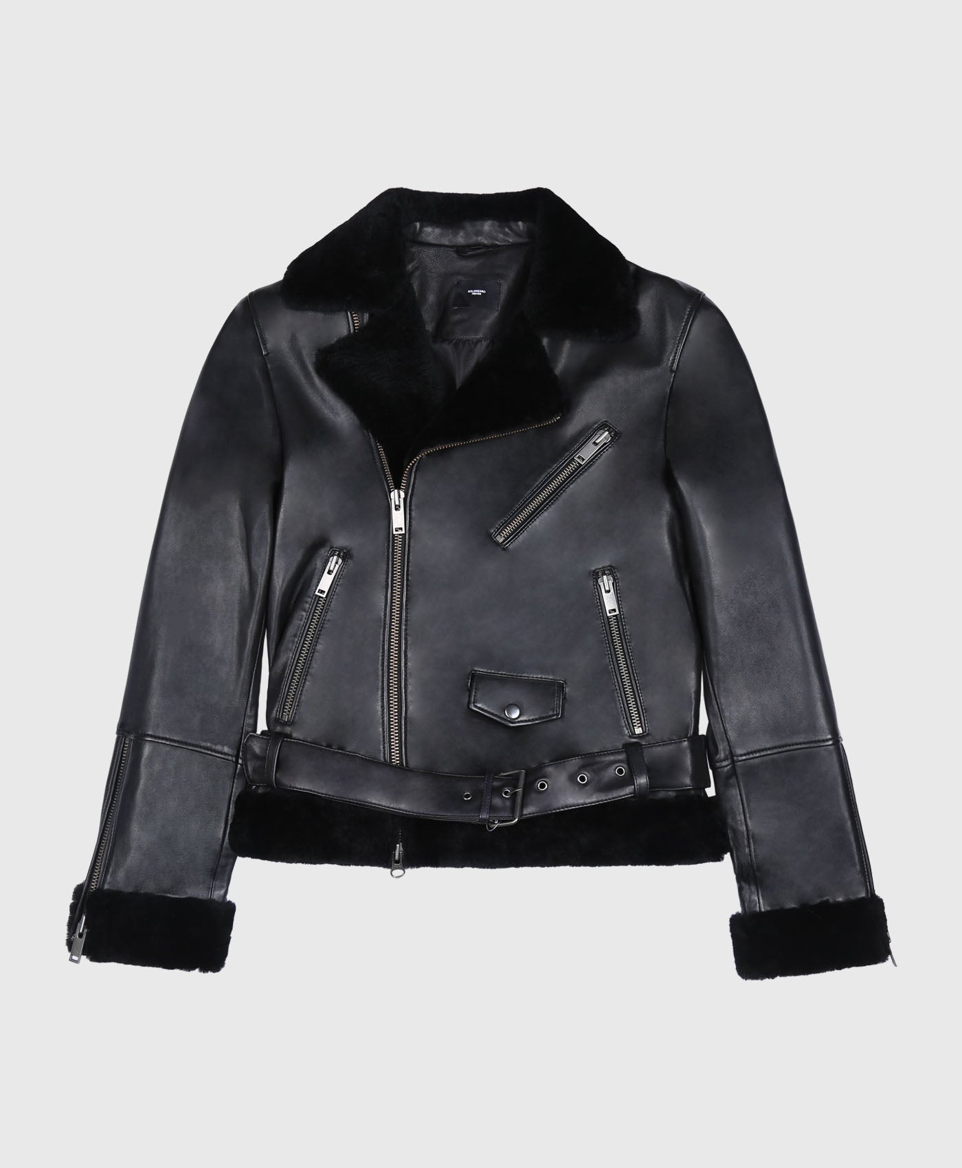 Koa Shearling Biker Jacket
