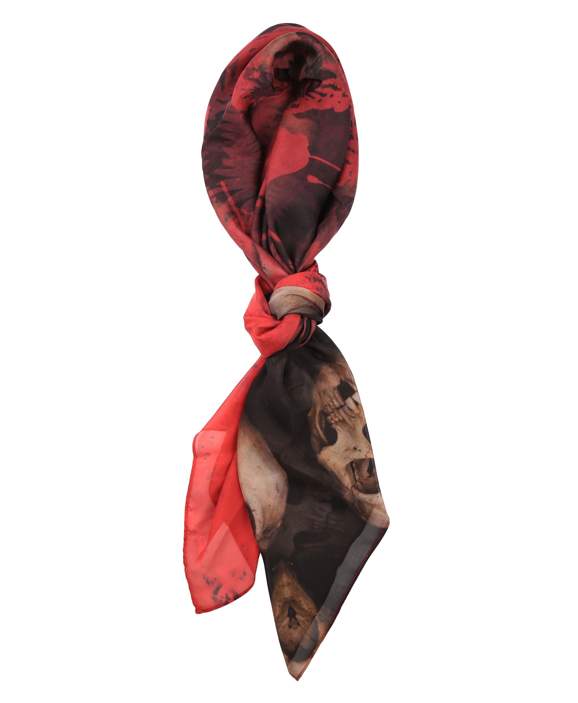 Laurel Skull Scarf