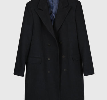 The Vanguard Navy Wool Coat