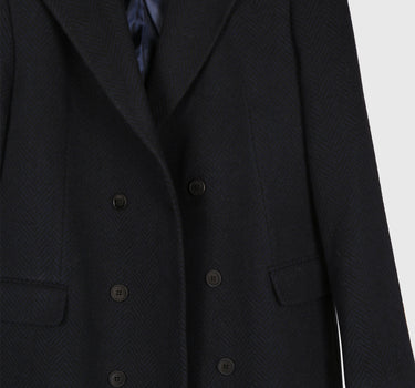 The Vanguard Navy Wool Coat