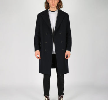 The Vanguard Navy Wool Coat