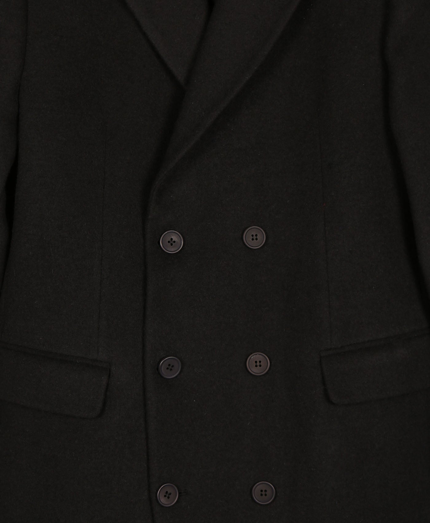 Mikey Wool Coat In Black