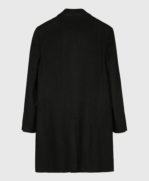 Mikey Wool Coat In Black – Bolongaro Trevor