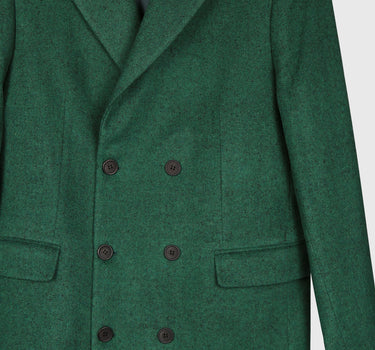 Mikey Wool Coat In Green