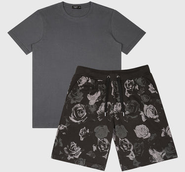 Mono Rose Graden Shorts and T-shirt Pyjama Set