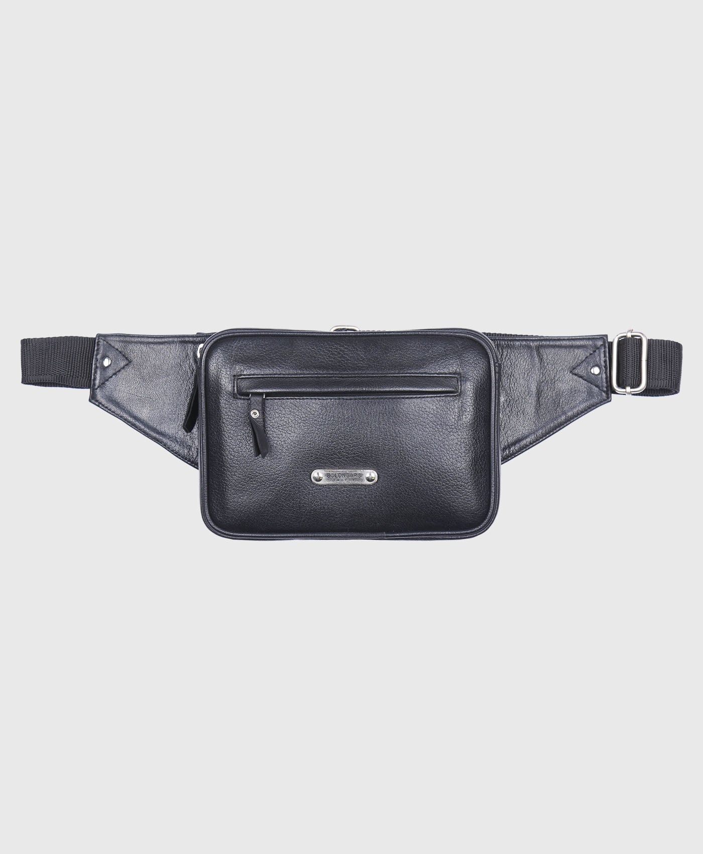 Classic Leather Bum Bag In Black