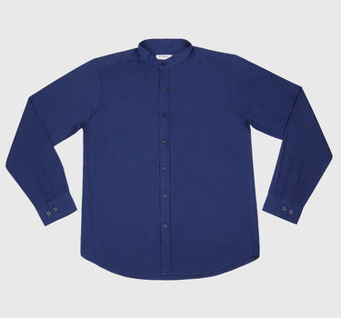 Grandad Shirt In Navy