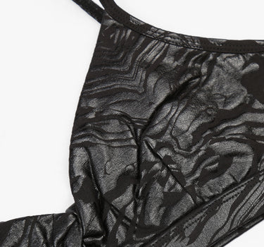 Oil Swirl Cutout Bralette