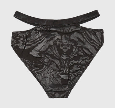 Oil Swirl Cutout Brief