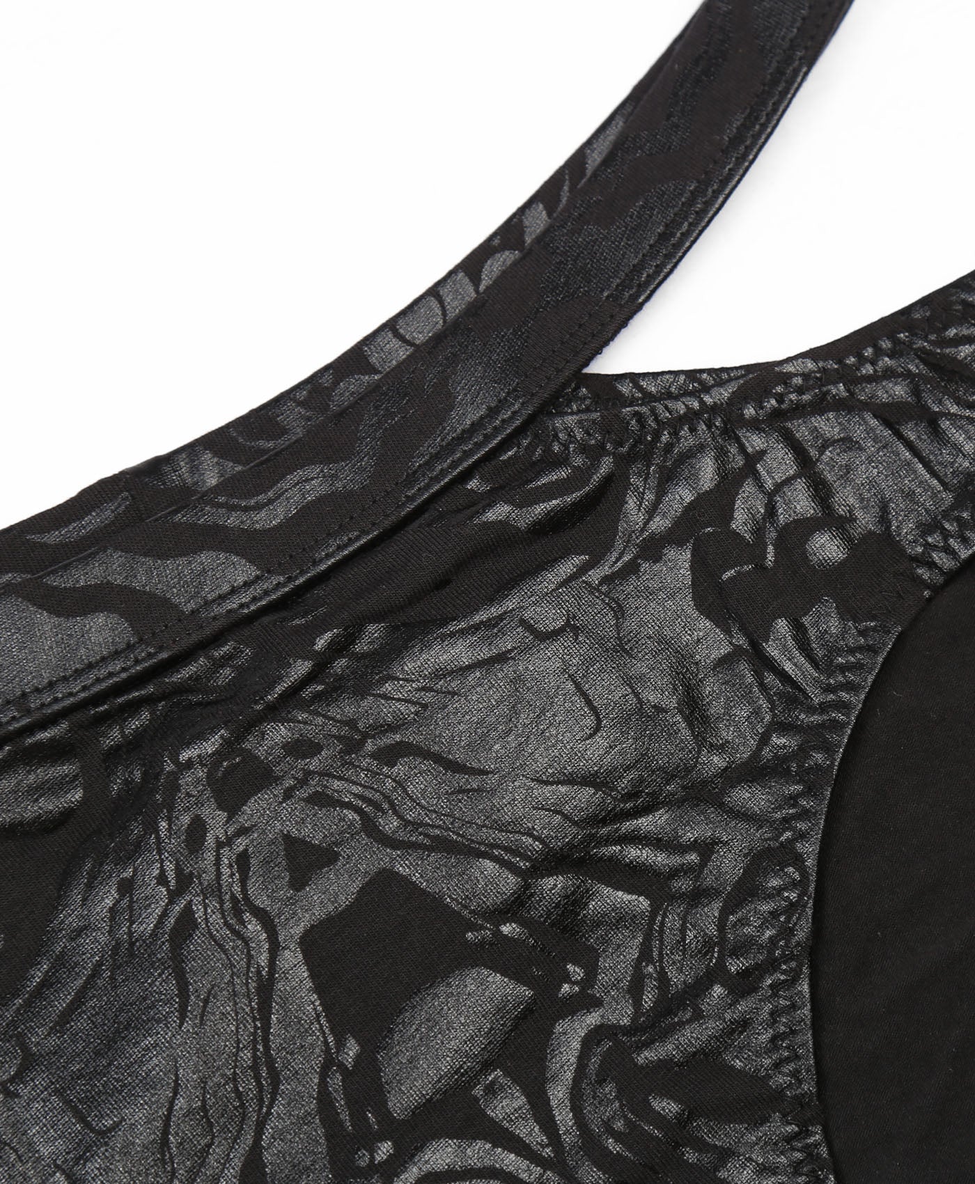Oil Swirl Cutout Brief
