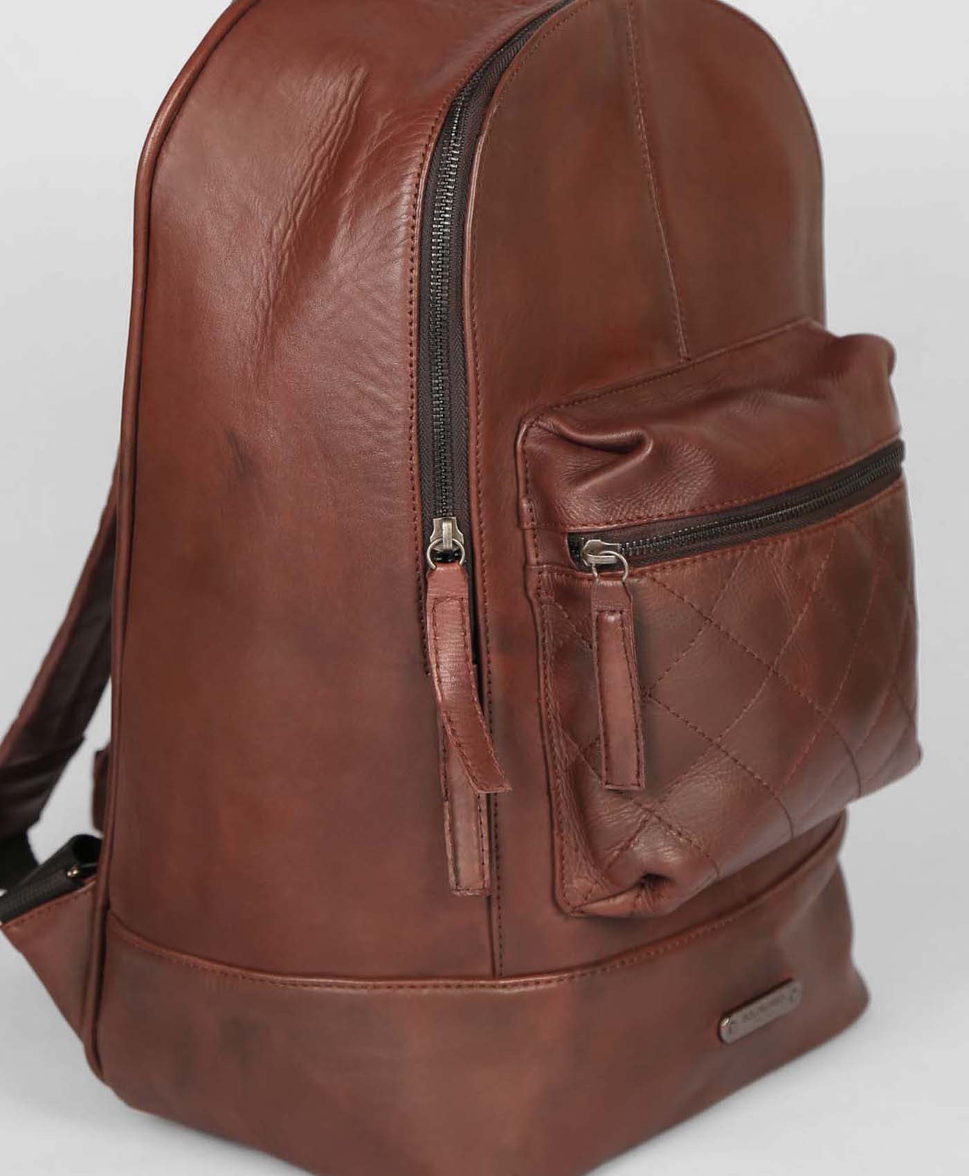 Quilted Leather Backpack