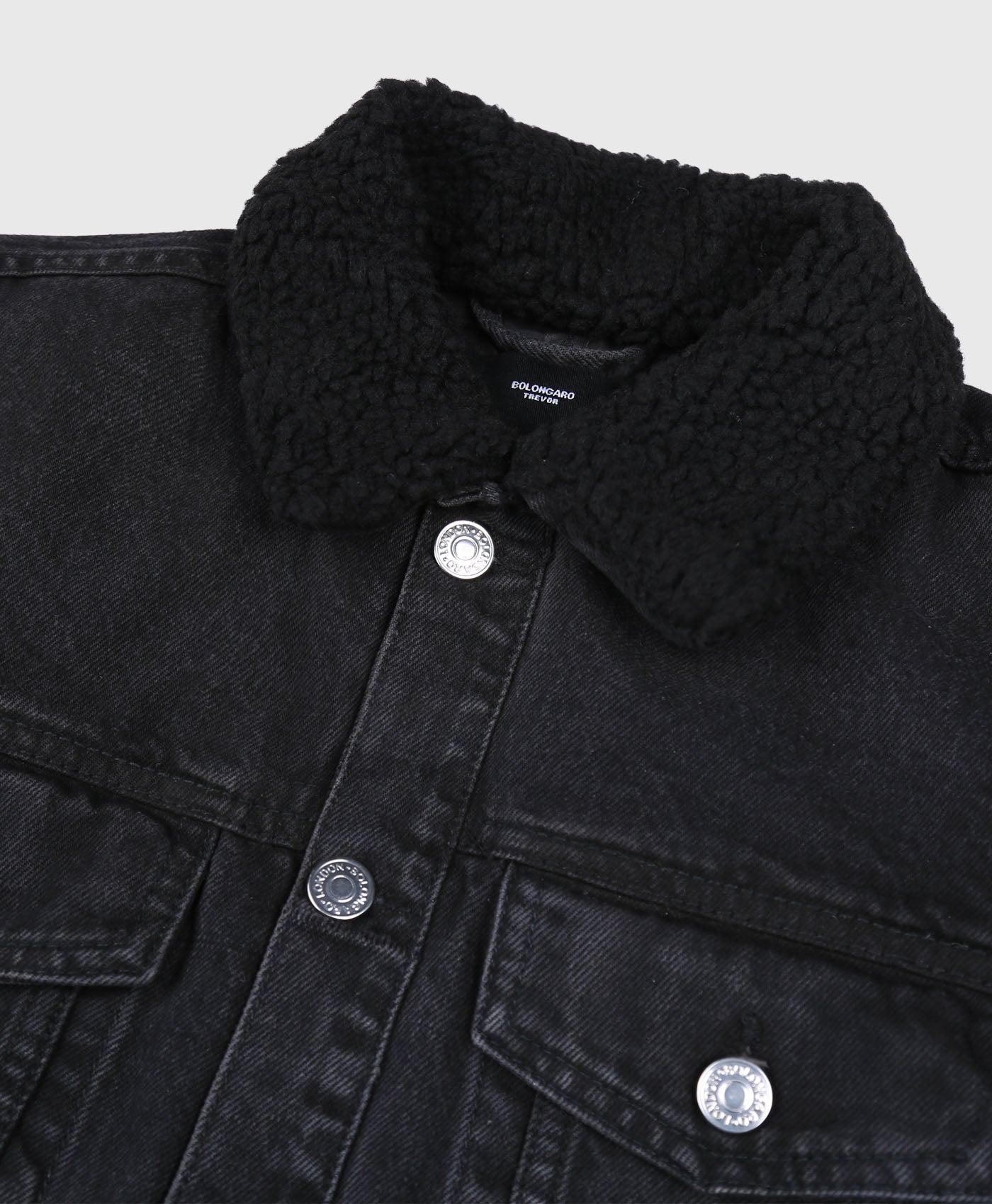 Razzy Denim Jacket In Black