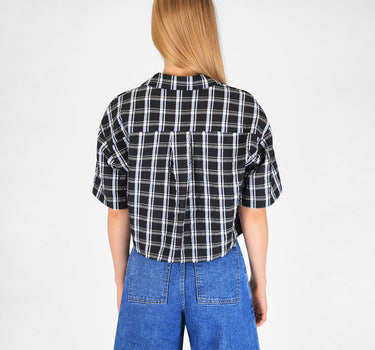 Revere Collar Shirt Gingham