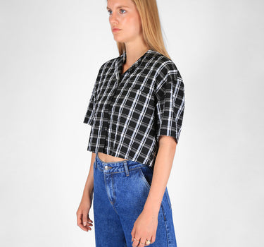 Revere Collar Shirt Gingham