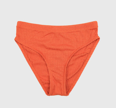Ribbed Jersey High Leg Brief