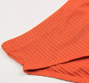 Ribbed Jersey High Leg Brief