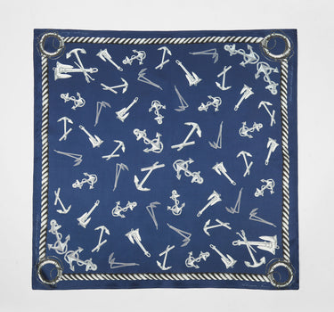 Navy River Humble Scarf