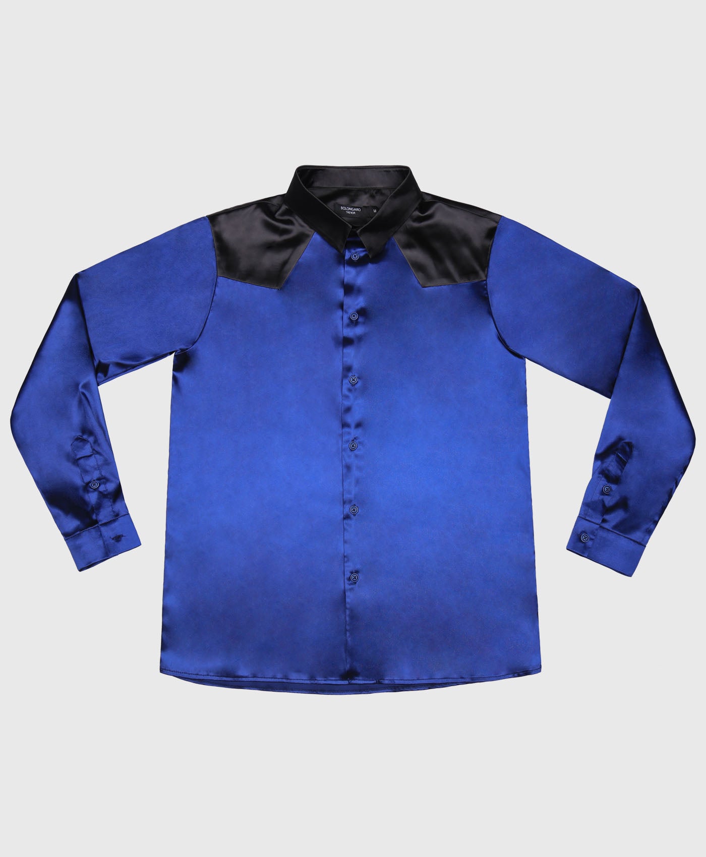 Satin Shirt In Navy
