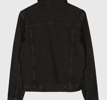 Boxy Shearling Denim Jacket