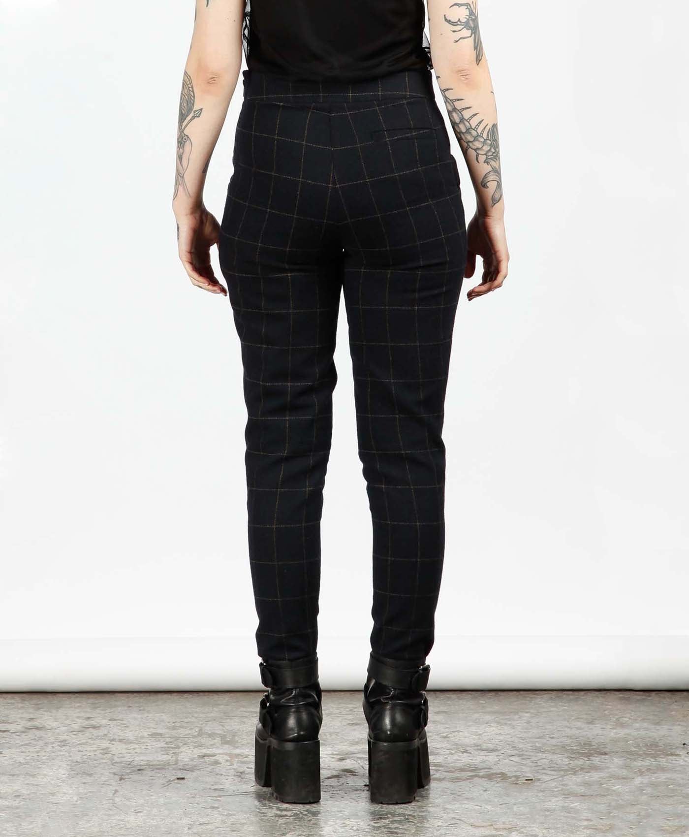 Rogue Check Side Zip Trousers