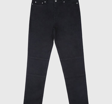 Skinny Fit Knee Panel Jeans In Black